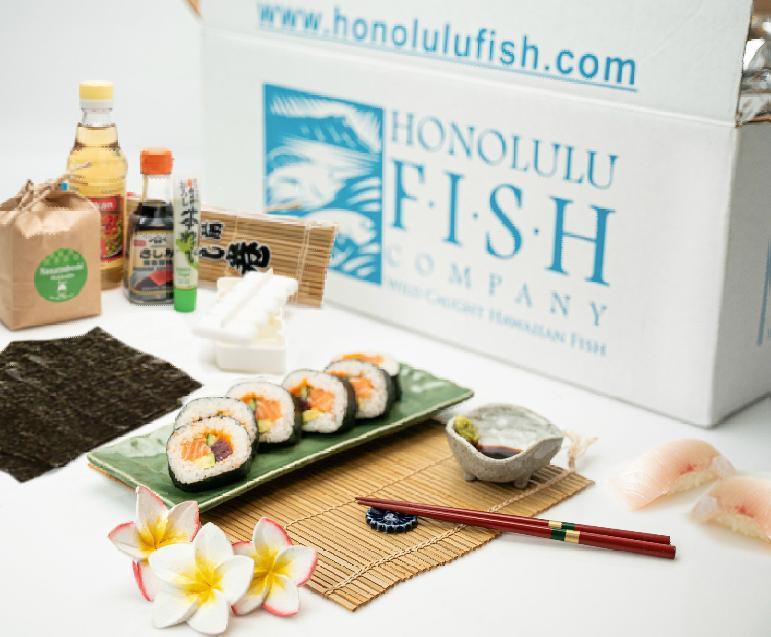 Hawaiian Ultra Ahi With Maki Roll Sushi Set